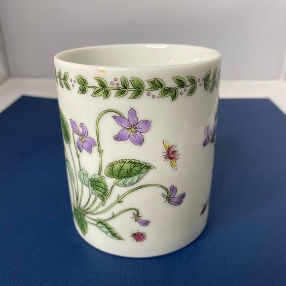 Purple Clematis Vines, Butterfly And Ladybug Mug - Picture 4 of 11
